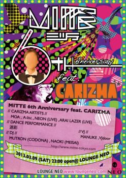 MITTE 6th Anniversary feat. CARIZMA