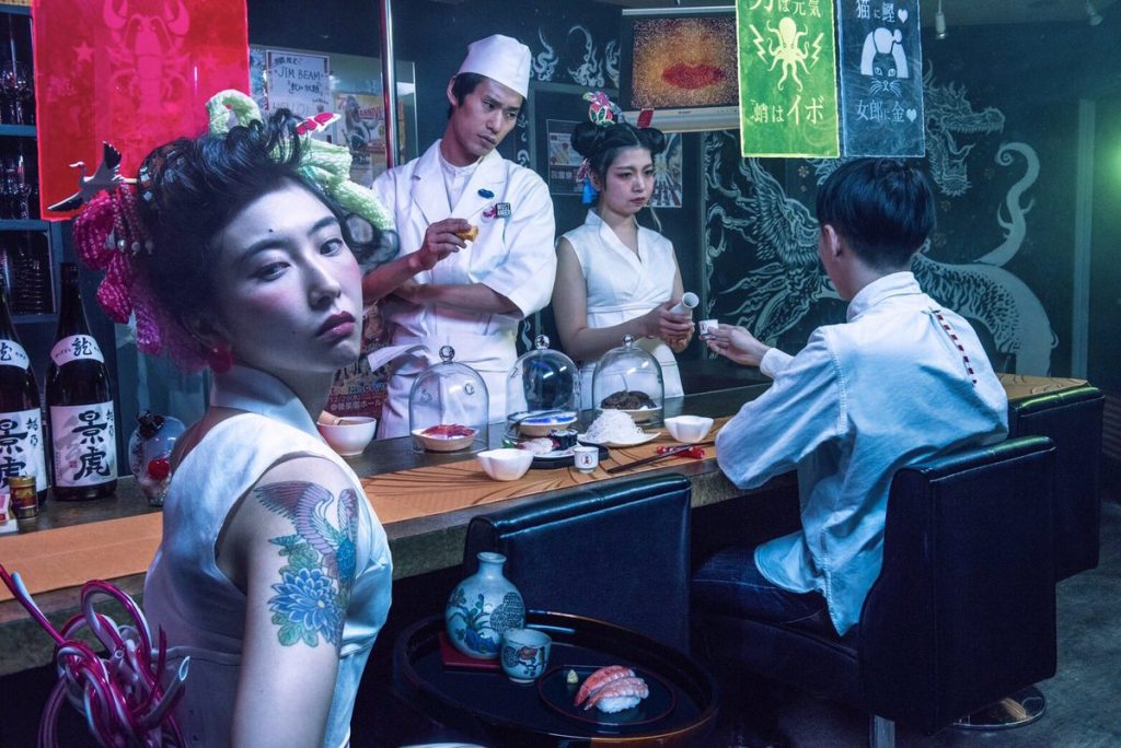 Future sushi mermaid image