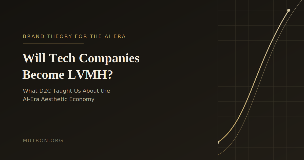 Will Tech Companies Become LVMH? What D2C Taught Us About the AI-Era Aesthetic Economy